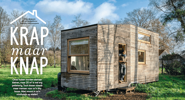Libelle over Tiny House